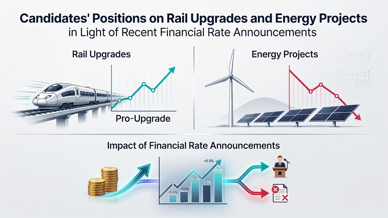 Candidate Platforms Highlight Rail and Energy Priorities Following October 2026 Rate Updates